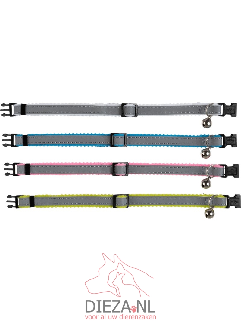 Trixie kattenhalsband reflecterend cats assorti