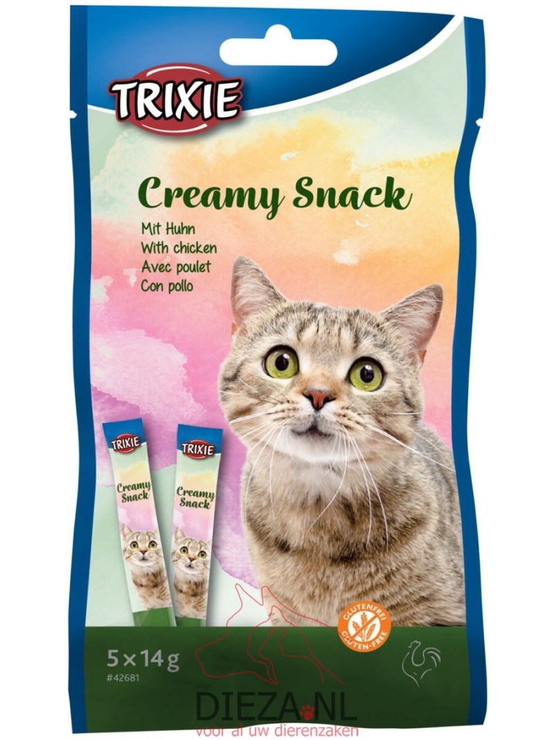 Trixie creamy snack kip 5x14gram