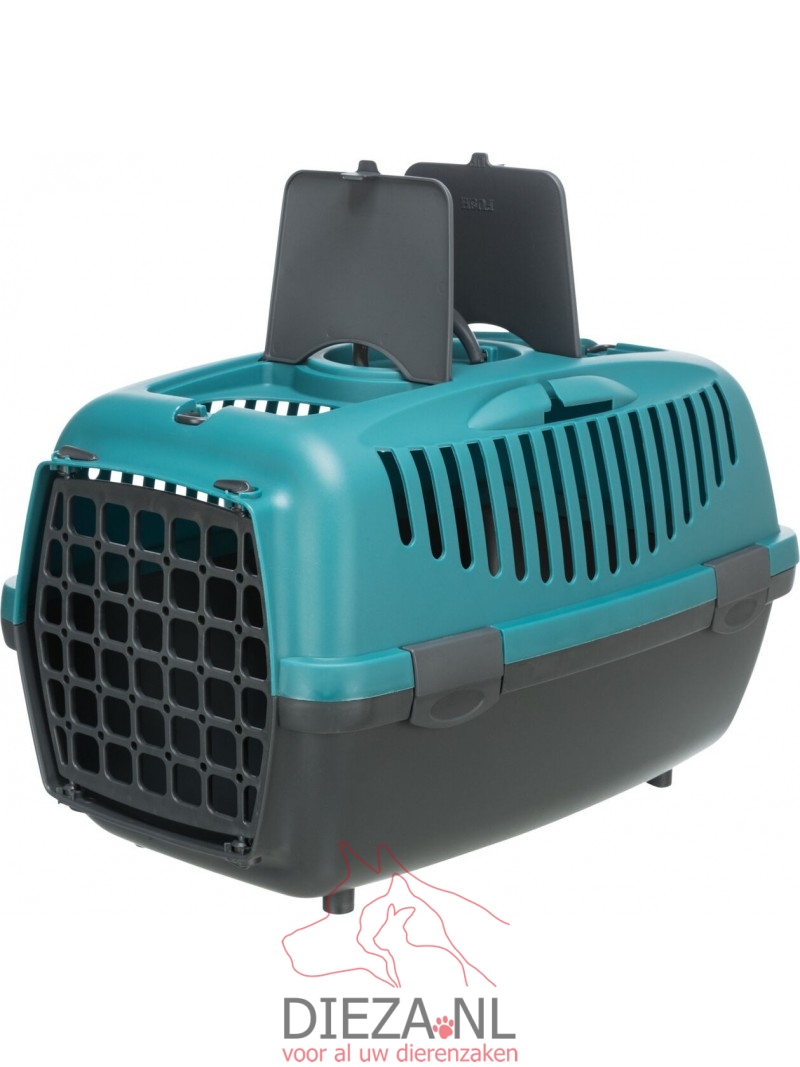 Trixie transportbox capri 2 37x34x55cm 8kg petrol