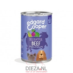 Edgard en cooper blik hond...