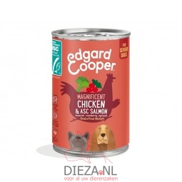 Edgard en cooper blik hond...