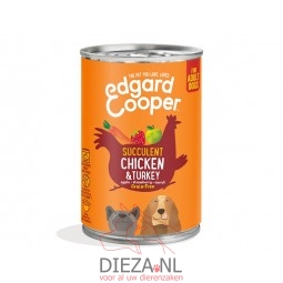 Edgard en cooper blik hond...