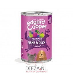 Edgard en cooper blik hond...