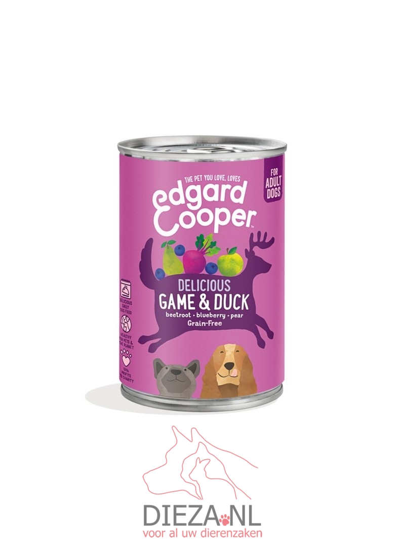Edgard en cooper blik hond wild 400gram