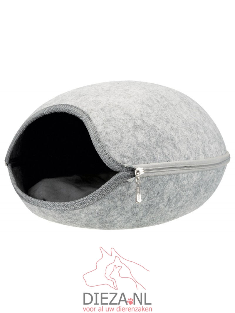 Trixie schuilplaats luna lichtgrijs 40x24x46cm