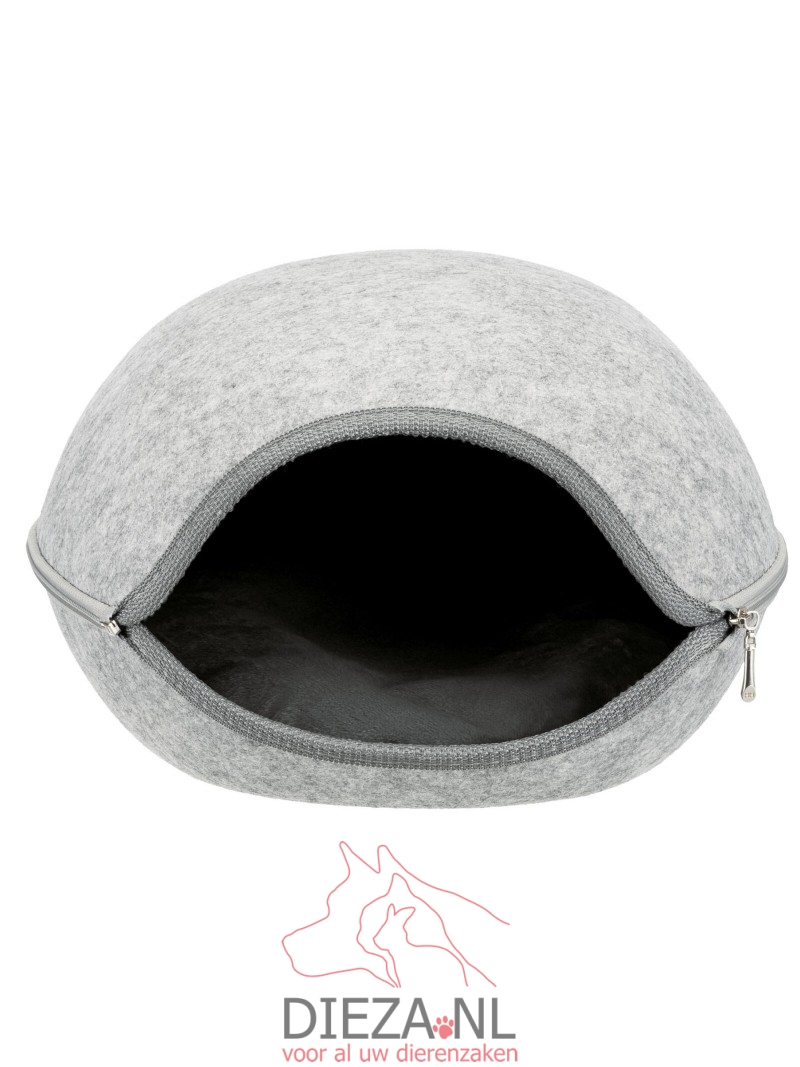 Trixie schuilplaats luna lichtgrijs 40x24x46cm
