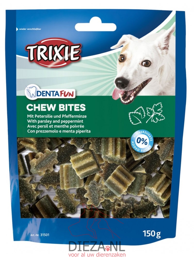 Trixie chew bites peterselie & pepermunt 150gram