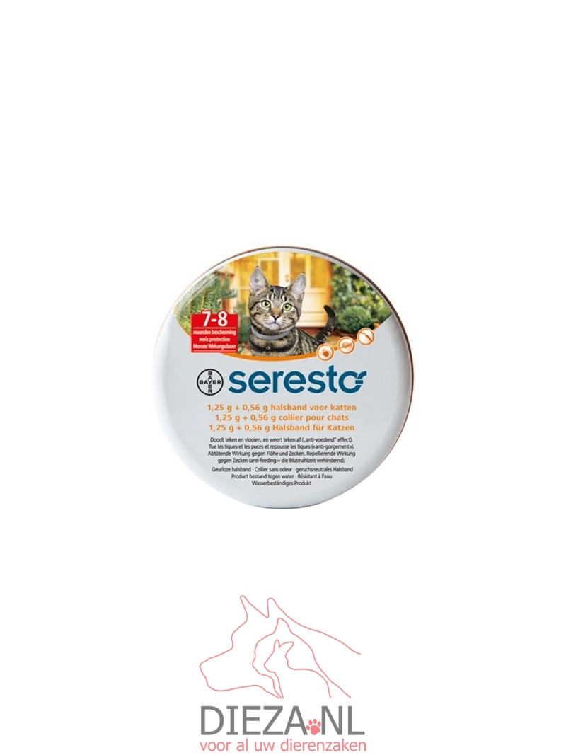 Seresto vlooien- en tekenband kat