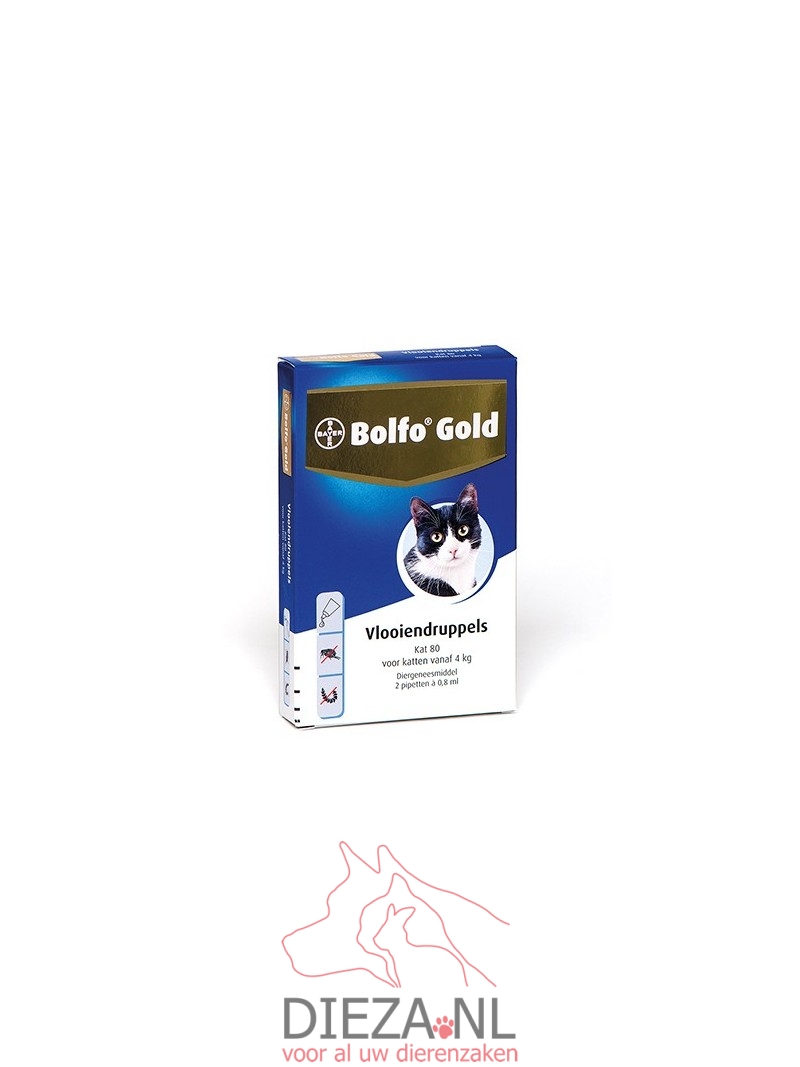 Bolfo gold kat 80 - vlooiendruppels