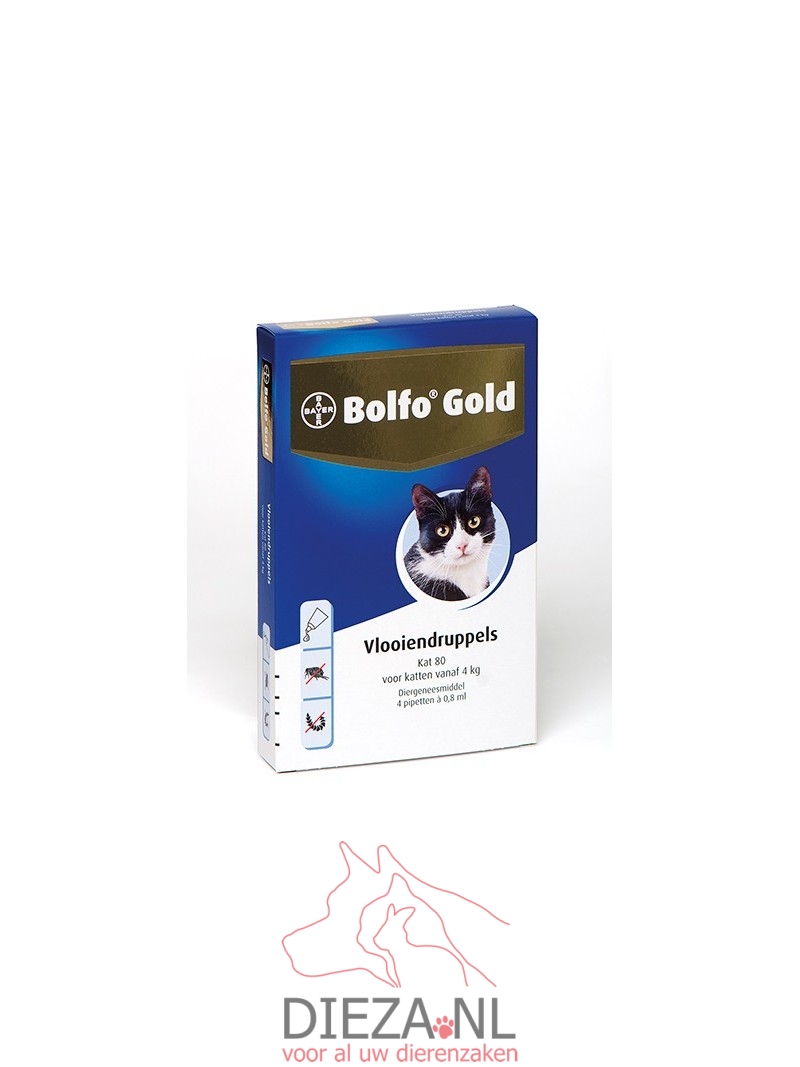 Bolfo gold kat 80 - vlooiendruppels