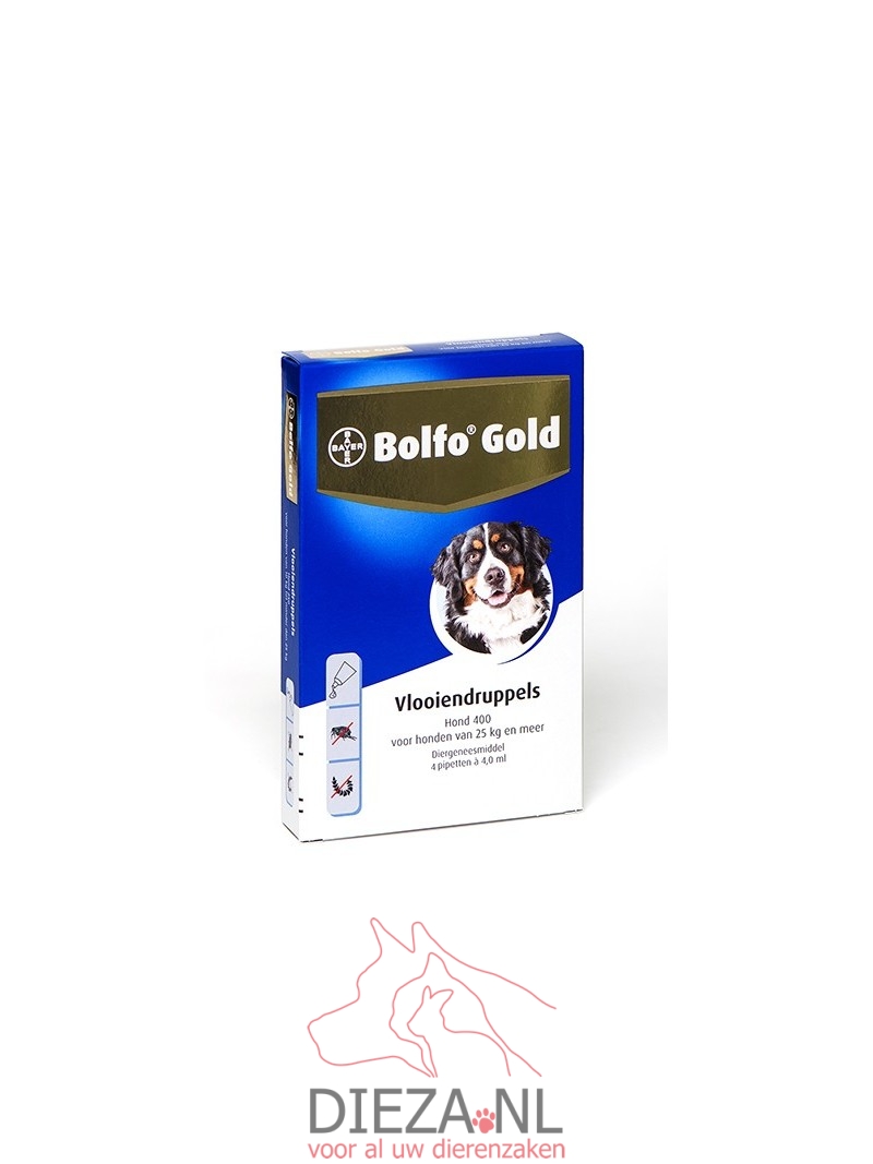 Bolfo gold hond 400 - vlooiendruppels