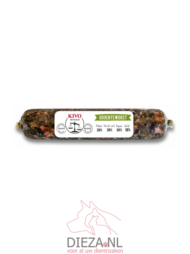 Kivo petfood groenteworst 250gram