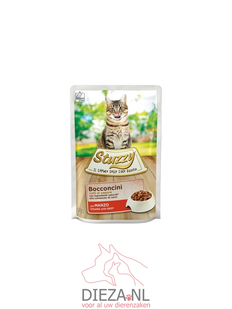 Stuzzy cat beef (rund) 85gram