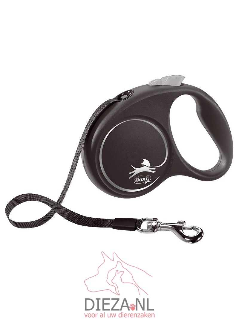 Flexi rollijn black design tape zwart