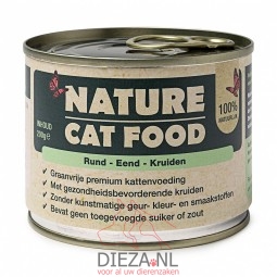 NATURE CAT FOOD BLIK RUND....