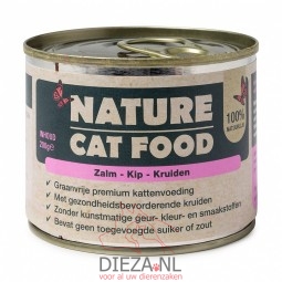 Nature cat food blik zalm,...