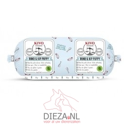 Kivo petfood pup rund kip