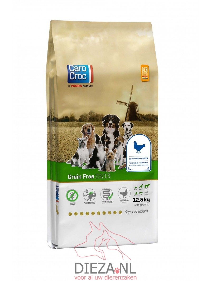 Carocroc grain free met verse kip