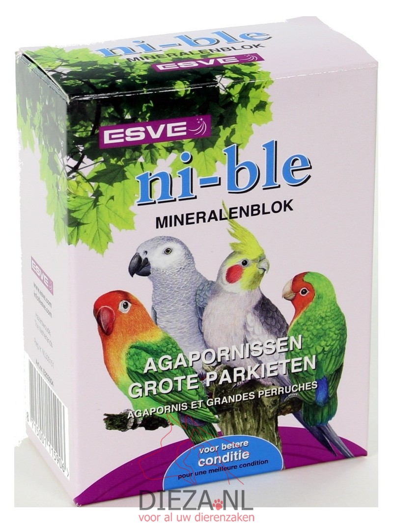 Esve nible piksteen grote parkiet/agapornide