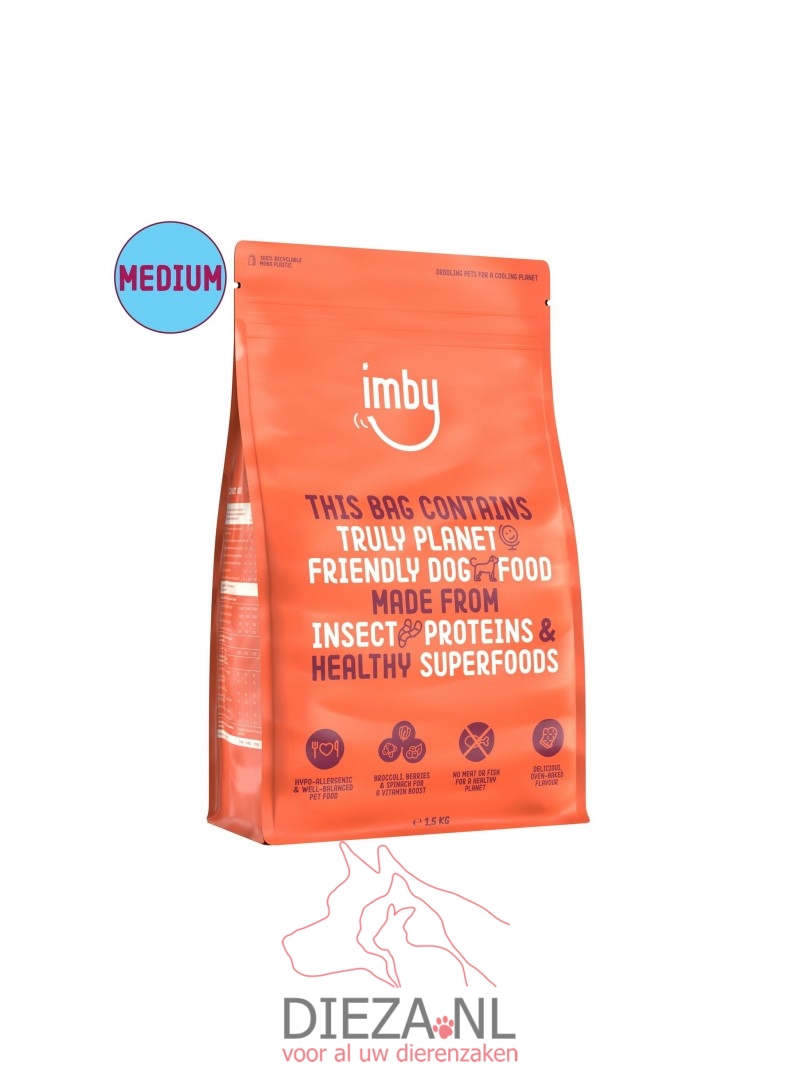 Imby hond droogvoer insect-based medium