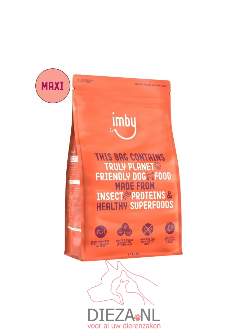 Imby hond droogvoer insect-based maxi