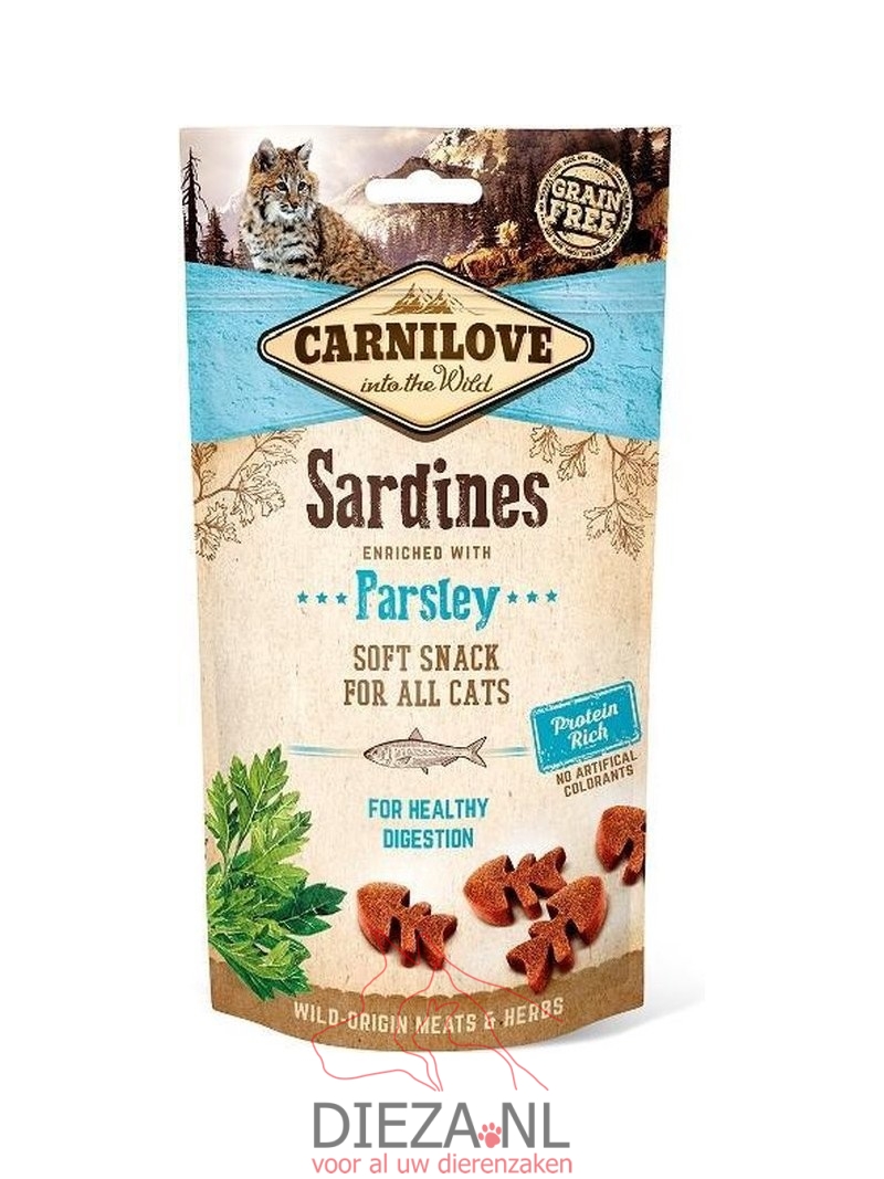 Carnilove soft snack sardines 50gram