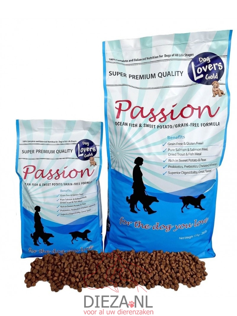 Dog lovers gold passion fish