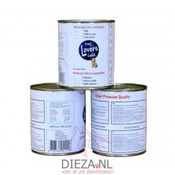 Dog lovers gold blik...