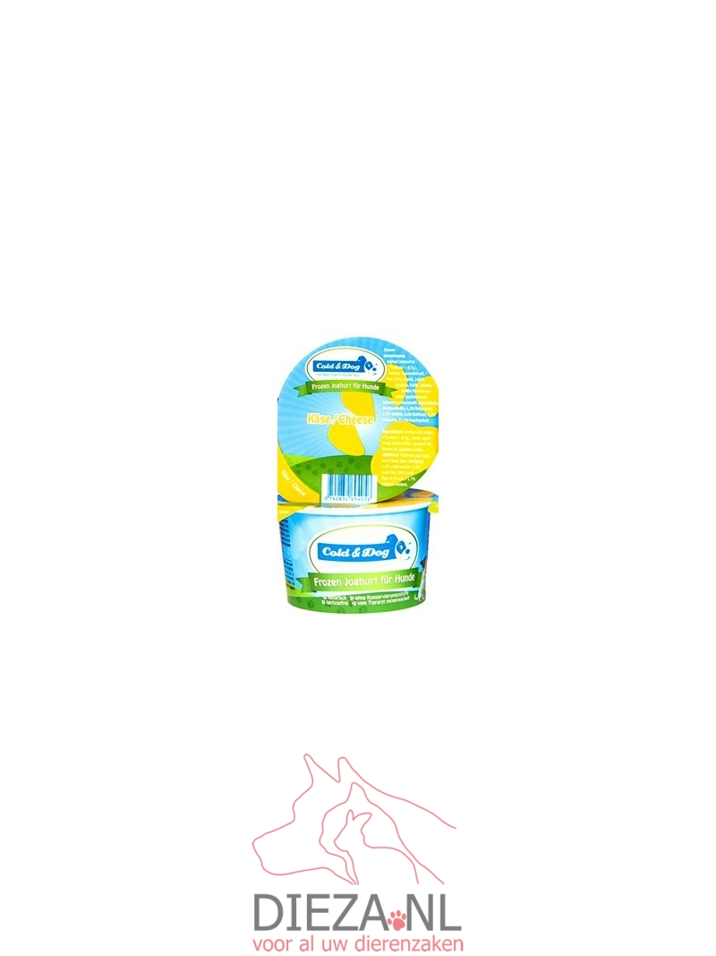 Cold & dog frozen yoghurt kaas & spirulina 90ml
