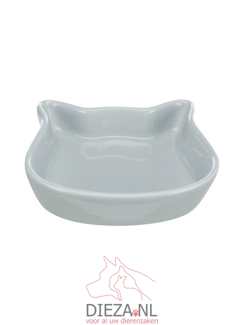 Trixie keramische voer/waterbak 250ml/12cm