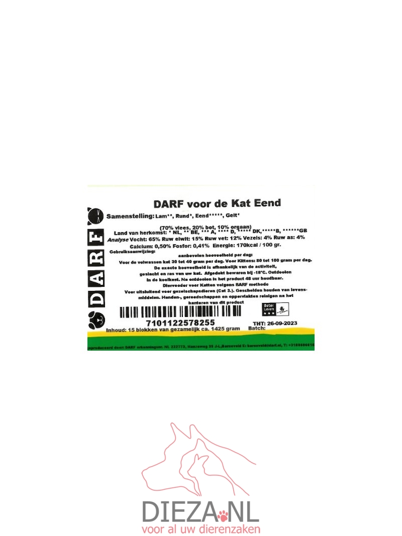 Darf kat eend 1.5kg