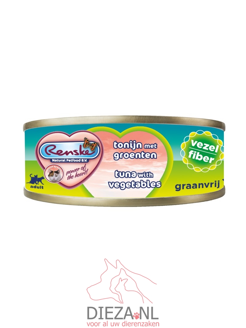 Renske kat blik tonijn/groenten 70gram
