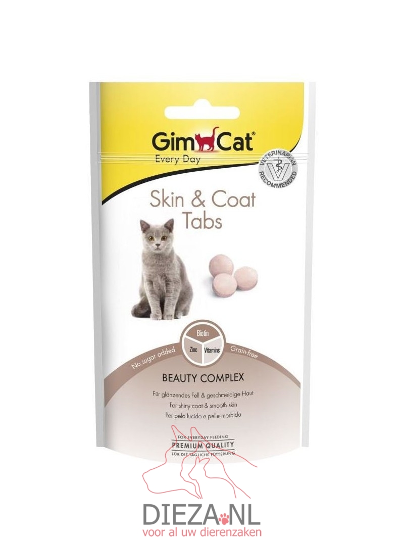 Gimcat skin&coat tabs 40gram