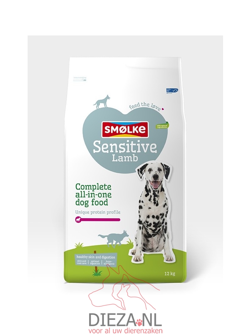 Smolke hond sensitive