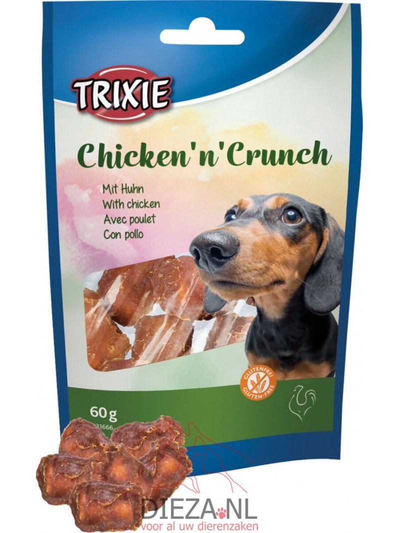 Trixie chicken'n'crunch met kip 60gram