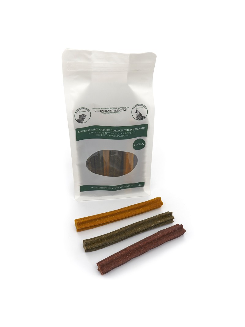 Greenheart 3 colour chewing bars