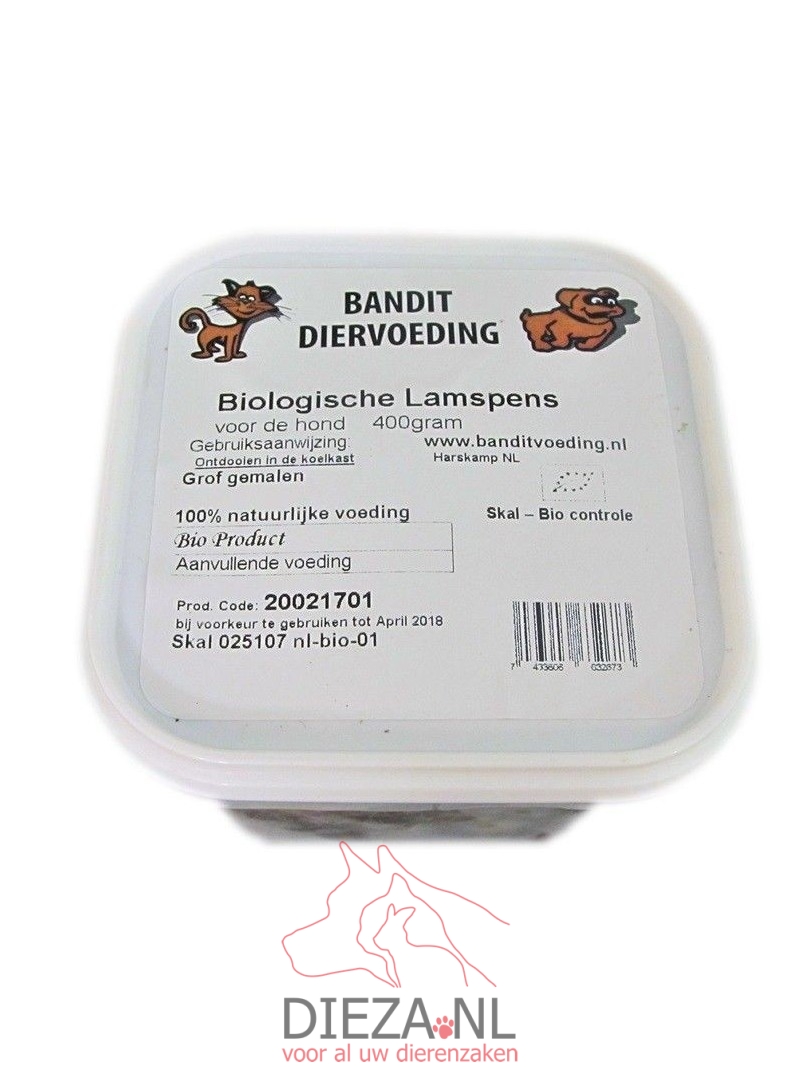 Bandit bio-lamspens 400gram
