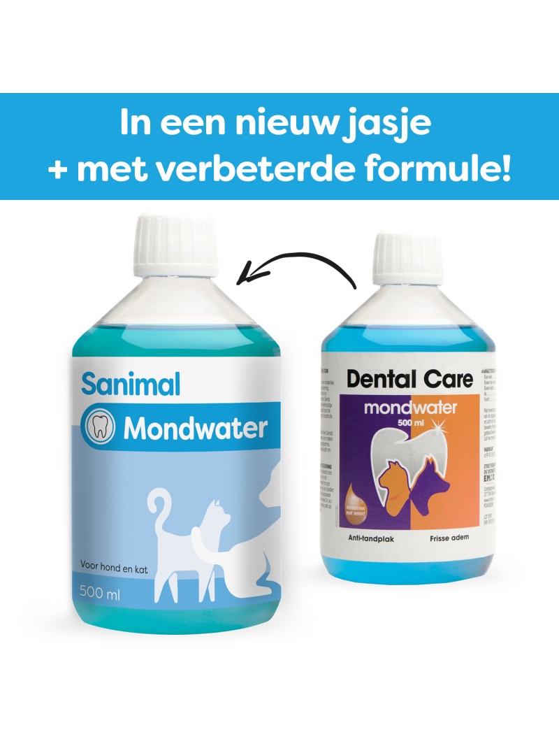 Sanimal mondwater hond/kat