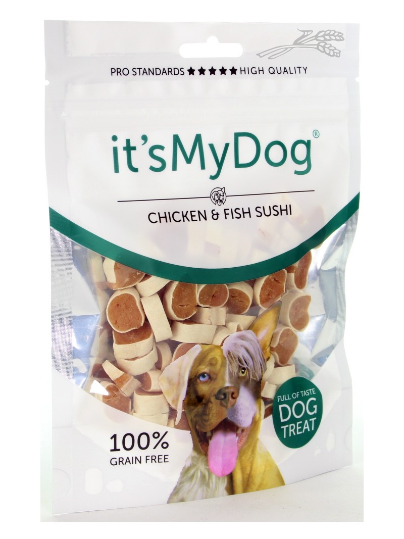 It's my dog chicken & fish sushi 85gram