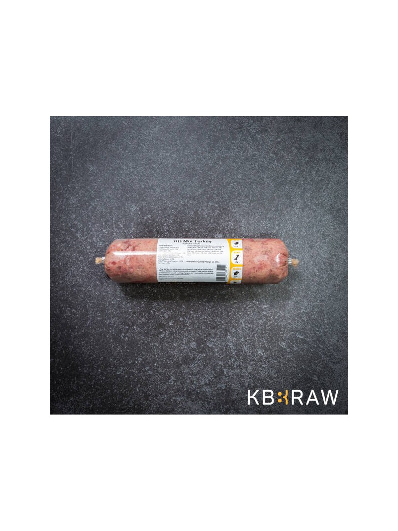 Kiezebrink raw mix kalkoen 1kg