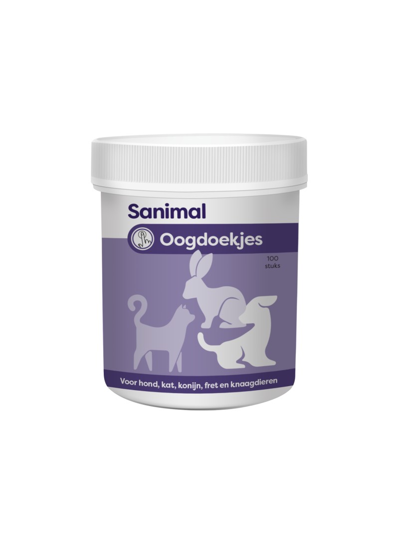 Sanimal oogdoekjes 100stuks
