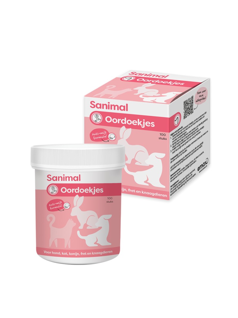Sanimal oordoekjes 100stuks