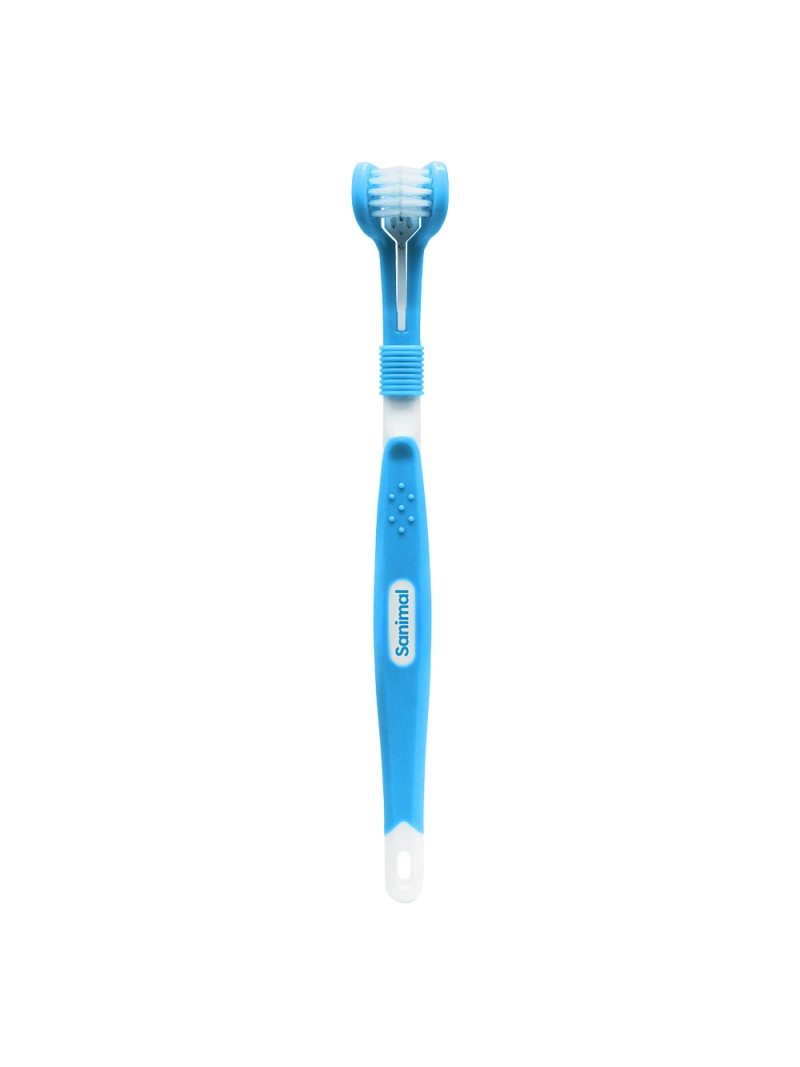 Sanimal 3-koppige tandenborstel