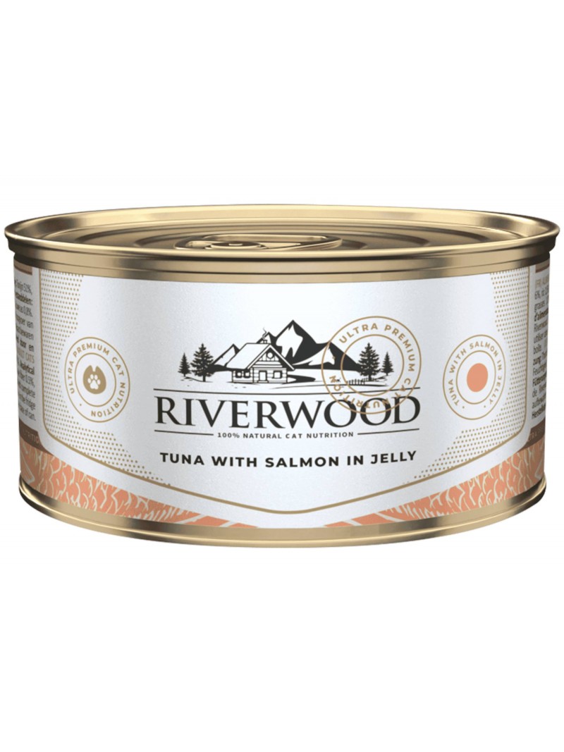 Riverwood tuna with salmon in jelly 85gram