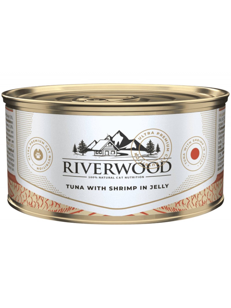 Riverwood tuna with shrimp in jelly 85gram