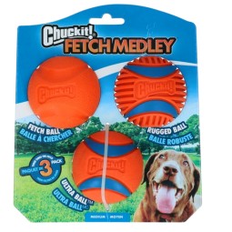 Chuckit! fetch medley 3 stuks