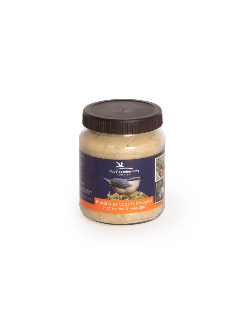 Vogelbescherming pindakaas noten & insecten 330gr