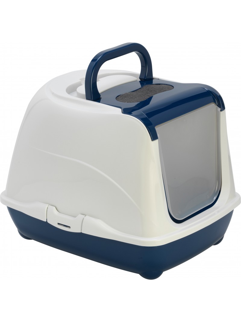 Moderna kattenbak flip cat 50cm donkerblauw