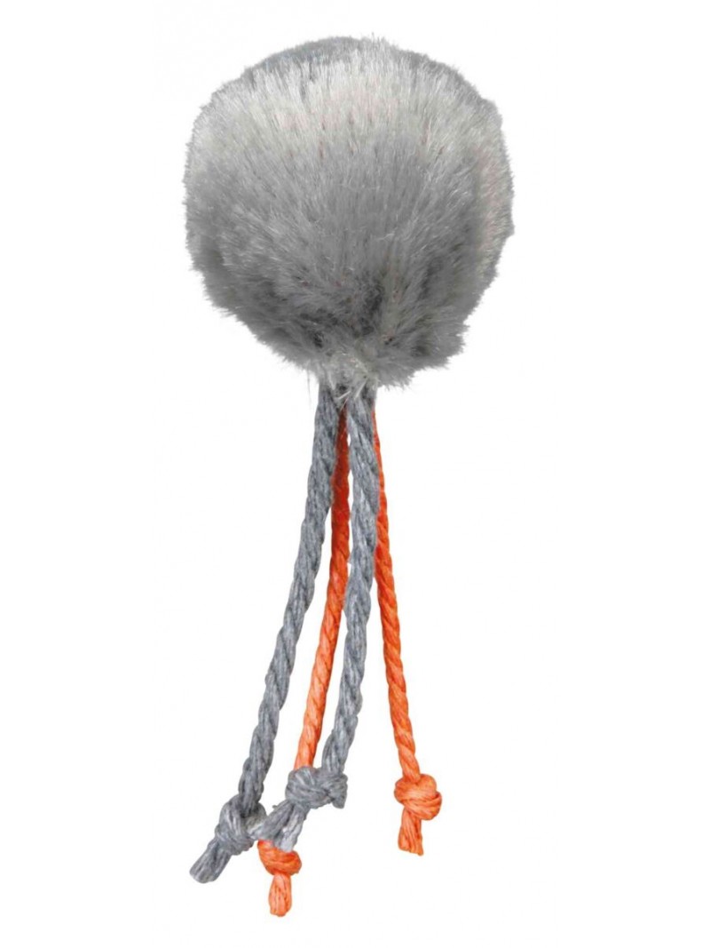 Trixie pluche balletjes met bel 4cm
