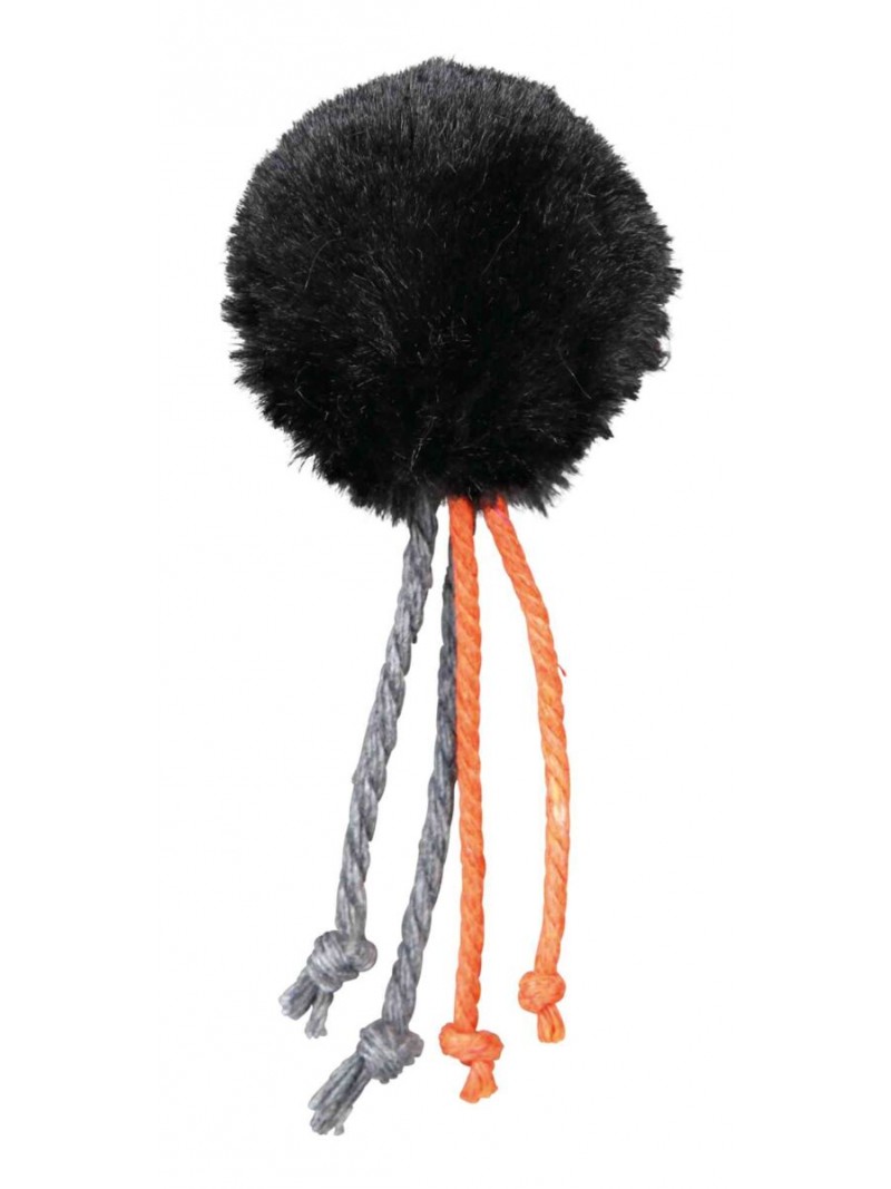 Trixie pluche balletjes met bel 4cm